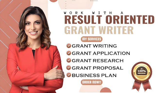 Gig Preview - Write winning grant proposals and funding applications for nonprofits