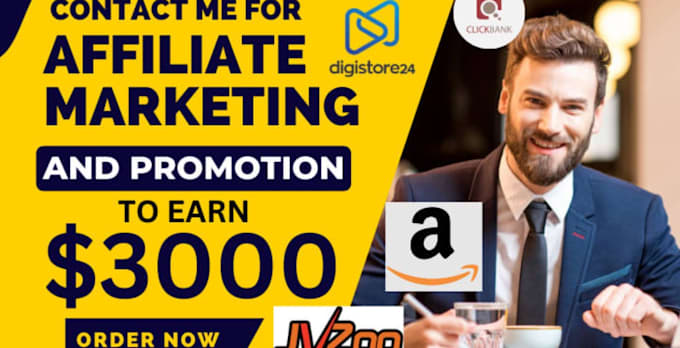 Gig Preview - Clickbank affiliate link promotion affiliate marketing clickbank promotion