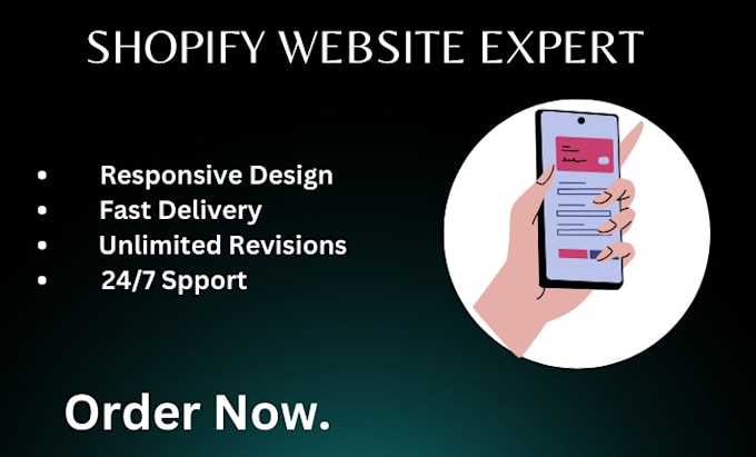 Gig Preview - Do shopify website design, shopify website redesign