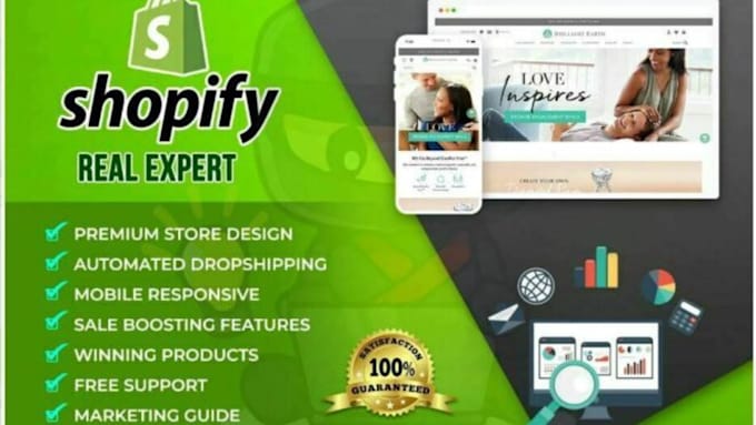 Gig Preview - Do shopify store redesign and  create shopify store website design