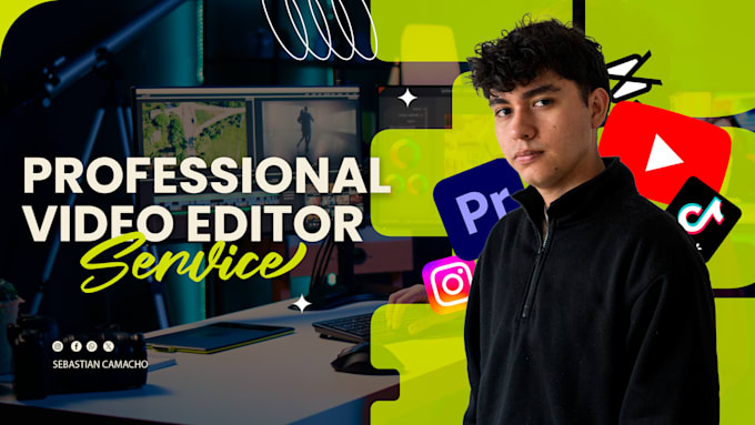 Gig Preview - Do professional video editing for social media or business