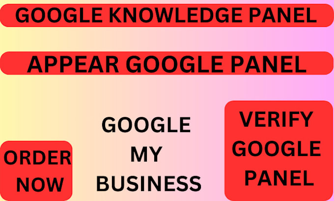 Gig Preview - Create a verified google knowledge panel for personal and business