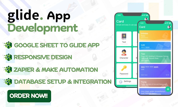 Gig Preview - Build glide mobile app, convert google sheets and excel to app using glide