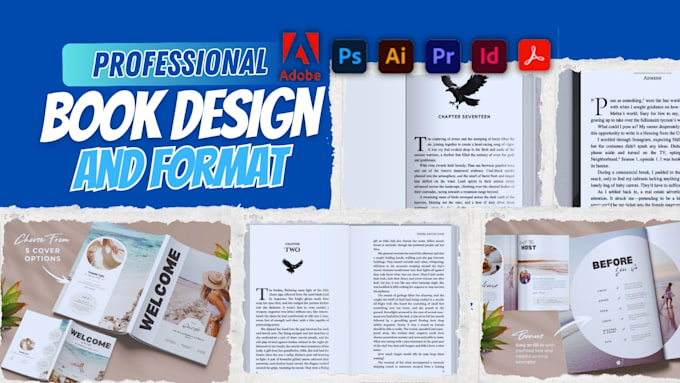 Gig Preview - Design, format ebook layout, flip book, audio book on designrr, canva, indesign