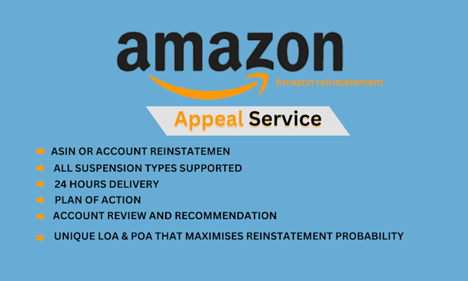 Gig Preview - Do amazon reinstatement appeal letter for suspended amazon accounts