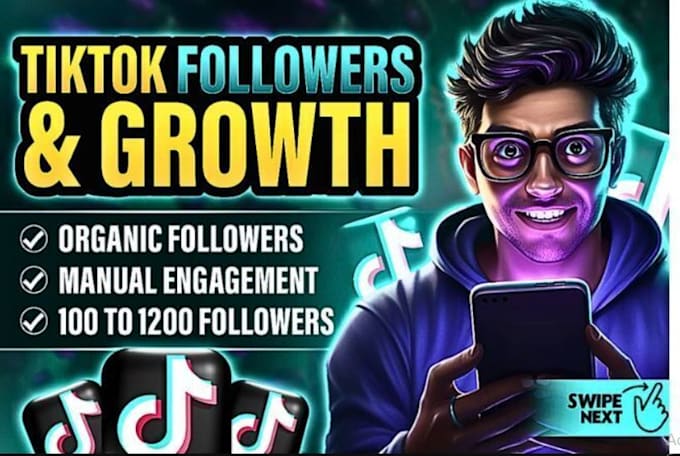 Bestseller - grow and promote your tik tok account organically to get real followers