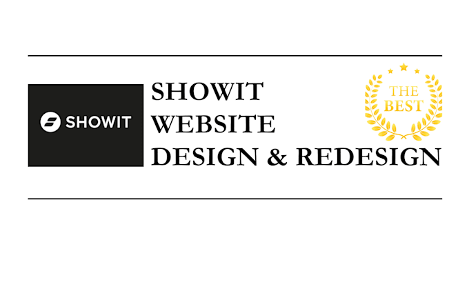 Bestseller - design or redesign your showit website