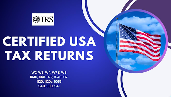 Gig Preview - Prepare your US tax returns for individual and business