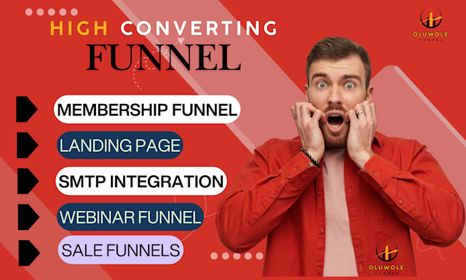 Gig Preview - Design your gohighlevel click funnel sales funnel website and automation expert