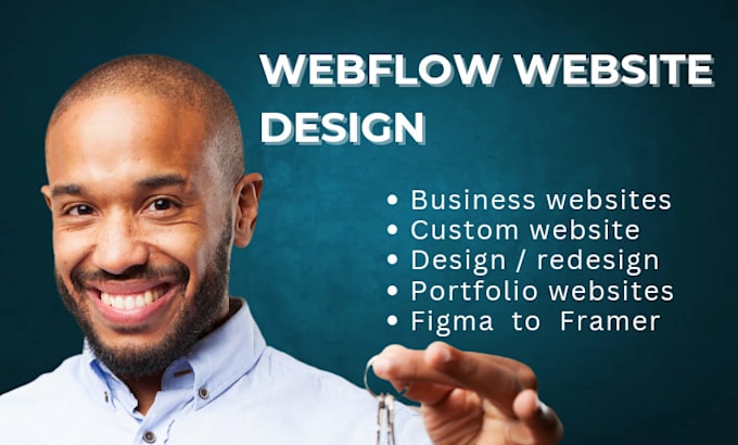 Bestseller - design, redesign or develop responsive webflow website, figma to webflow