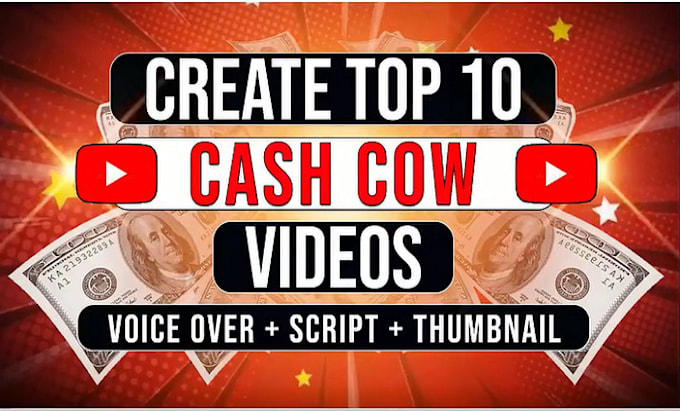 Bestseller - create top 10 cash cow faceless videos and youtube automation