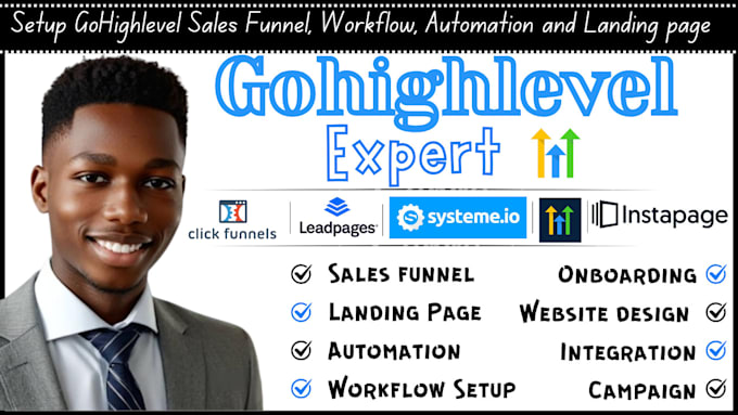 Gig Preview - Gohighlevel email marketing gohighlevel sales funnel CRM gohighlevel automation