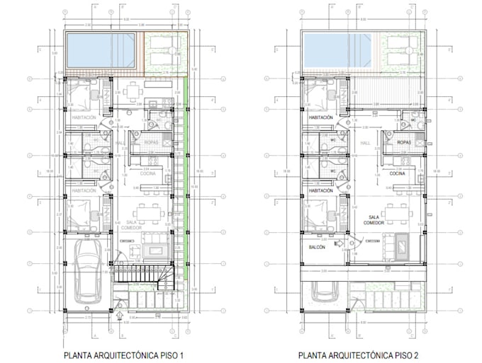 Bestseller - complete package of 2d architectural plans