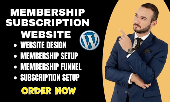 Bestseller - design woocommerce membership and subscription website design with payment setup