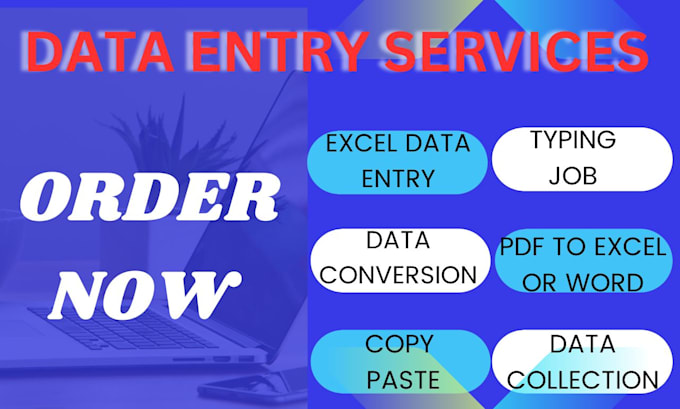 Bestseller - do expert of excel data entry, copy paste, PDF to excel and typing job