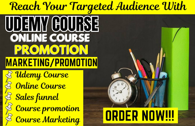 Gig Preview - Promote udemy online course promotion sales solo ads for interested student