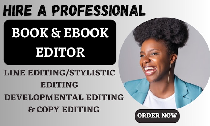 Gig Preview - Be developmental book editor, line and copy editing for novel, fiction, memoir