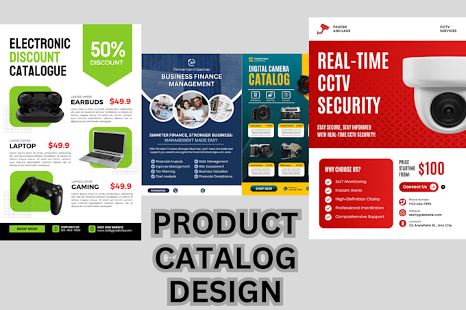 Gig Preview - Design product catalog,magazine cover,booklet and flyer