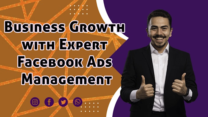 Gig Preview - Business growth with expert facebook ads management