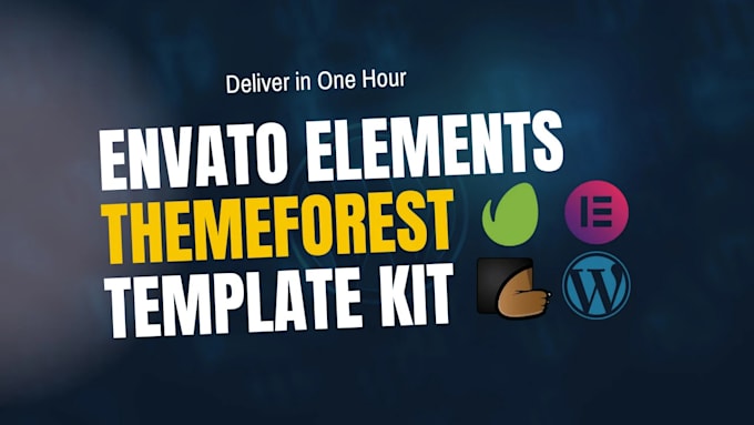 Gig Preview - Install free wordpress theme and template from envato element