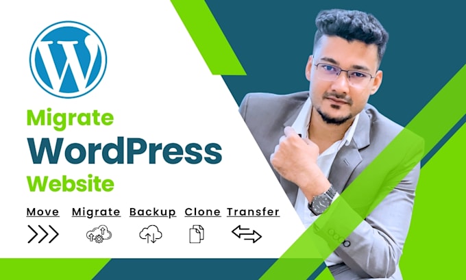 Gig Preview - Move or transfer your wordpress site to a new host or domain