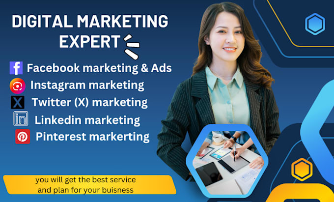 Bestseller - be your professional digital marketer with 7 years of experience