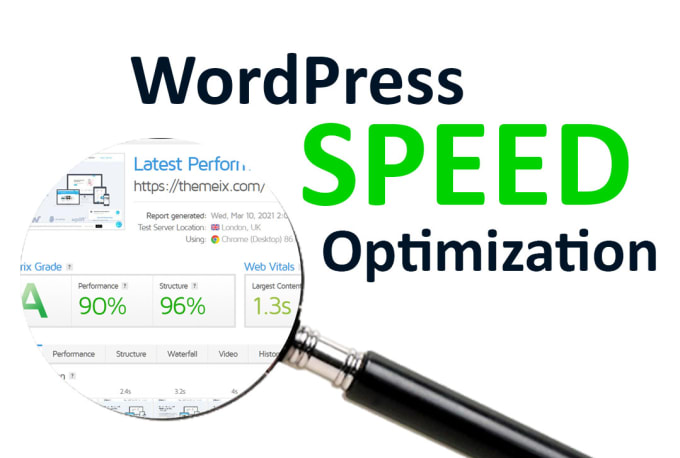 Gig Preview - Improve wordpress site page speed by optimization