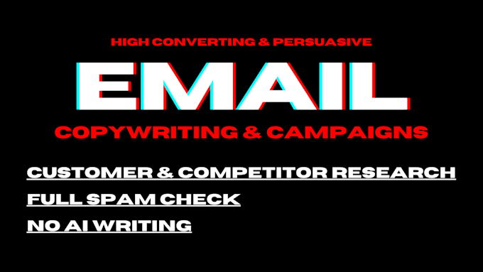 Gig Preview - Do persuasive sales copywriting for email campaigns and sequences