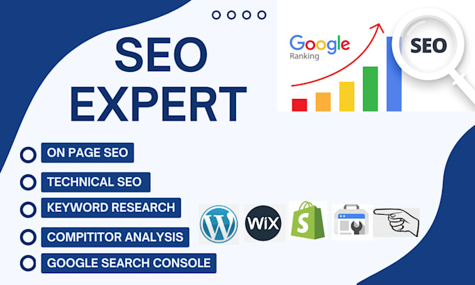 Gig Preview - On page SEO, technical optimization for your website for higher ranking