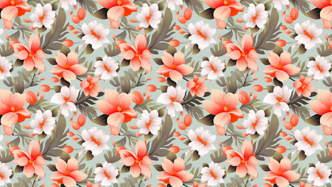 Gig Preview - Design seamless pattern, repeat, textile, fabric pattern