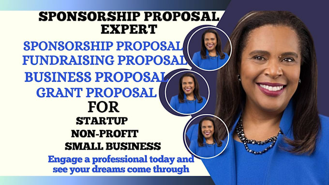 Gig Preview - Write fundraising, sponsorship proposal letter, grant proposal business proposal