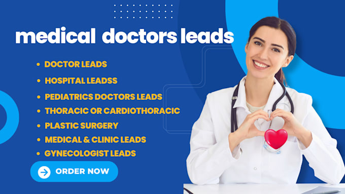 Gig Preview - Provide verified and active b2b doctor leads