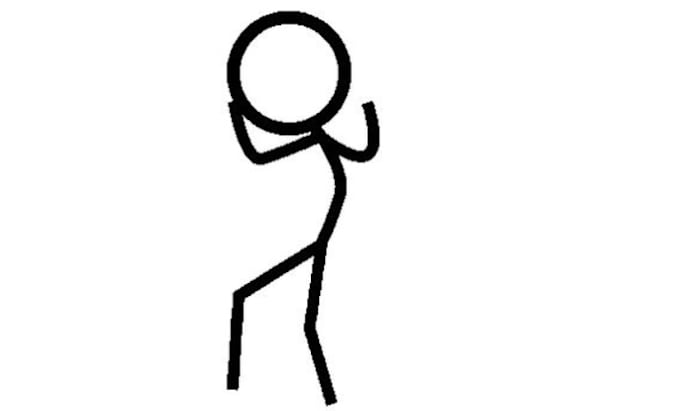 Gig Preview - Create a unique hand drawn funny stickman animation