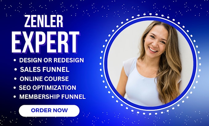 Gig Preview - Setup your new zenler online course website and funnel