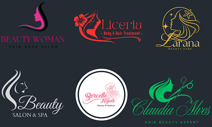 Gig Preview - Create beauty, salon, and skin care cosmetics logo design