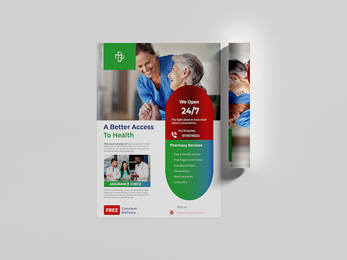 Bestseller - design medical health care home care flyer any one pager marketing materials