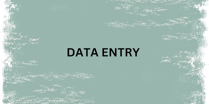 Bestseller - do excel data entry web research data entry copypaste work