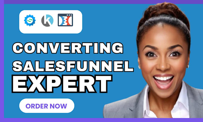 Gig Preview - Design funnelish, system io, clickfunnel 2 0 landing pages and sales funnel