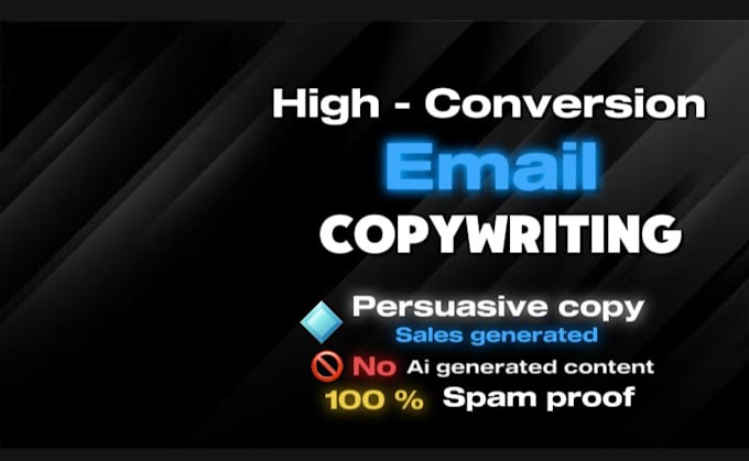 Gig Preview - Write high converting email copy for your email campaign