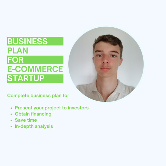 Gig Preview - Write a business plan for your e commerce project