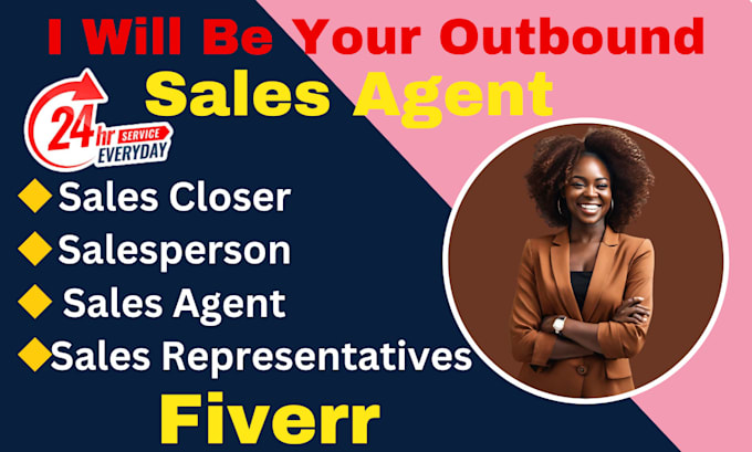 Gig Preview - Be sales representative sales agent salesperson sales closer