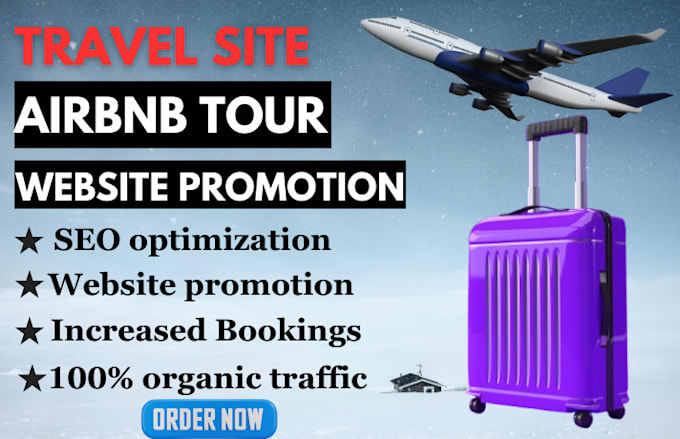 Gig Preview - Do google ranking SEO airbnb listing USA hotel booking promotion, vrbo marketing