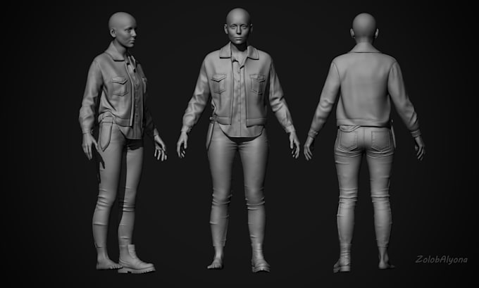 Bestseller - create a realistic 3d character