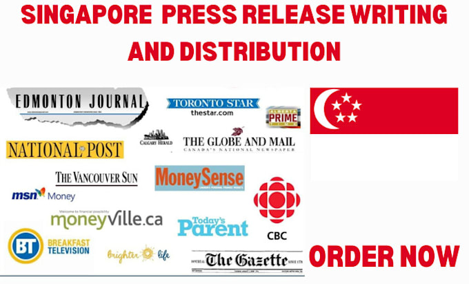 Gig Preview - Do singapore press release writing and distribution to singaporean media outlets