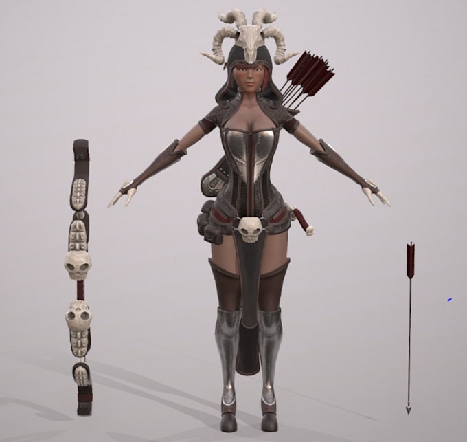 Gig Preview - 3dmodula game character,game assets,3d environments,rig 3d for animaze,polycount