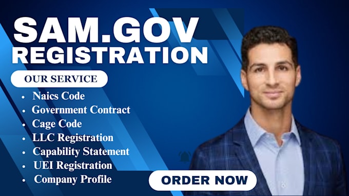 Gig Preview - Sam gov, cage code, uei, bid proposal, government contract