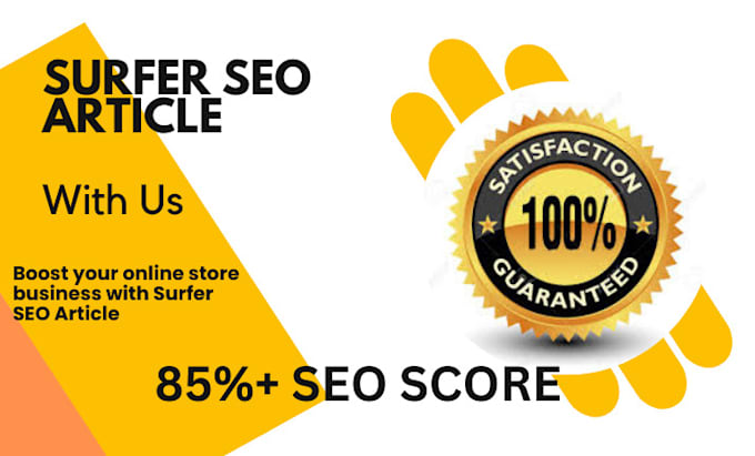 Bestseller - write surfer SEO article or blog post in 24 hours