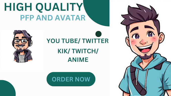 Gig Preview - Draw cartoon pfp avatar logo for youtube twitch, cartoon character, funko pop