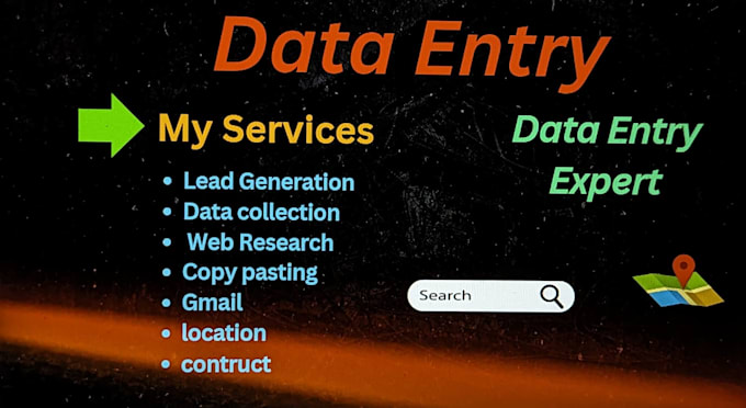 Bestseller - do data entry , generate leads through google map scrapin