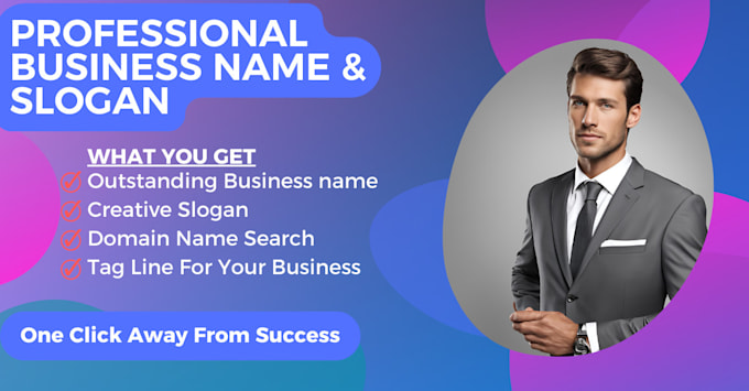 Gig Preview - Create perfect business name and slogan to boost your brand and your sales